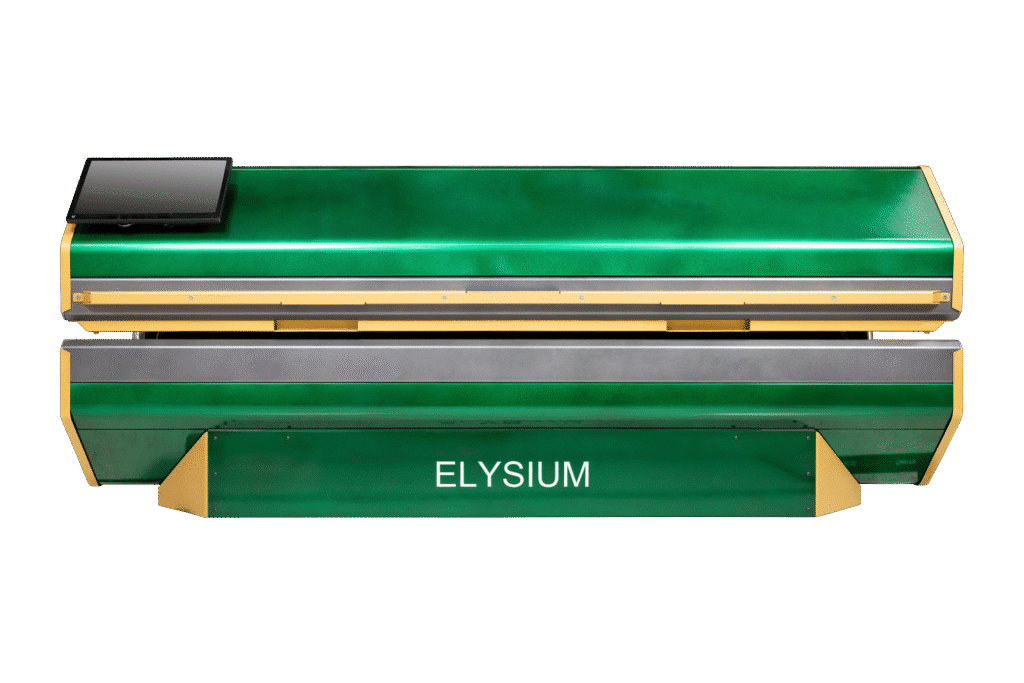 The Elysium Device closed in green